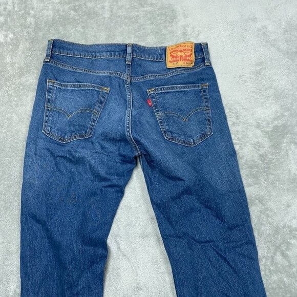 Levi’s 511 Slim Fit Men’s Jeans W34 L30 Blue Stretch Denim a0911 - Picture 6 of 7
